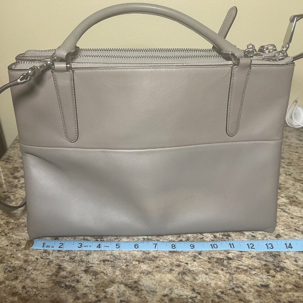 Coach Borough Bag in Glove Grey Leather - Picture 2 of 11